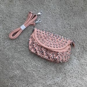 LIONEL Handbag Leather NEW Pyramid $320